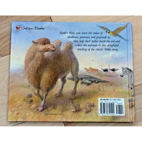 Noah Builds a Boat by Dr. Mary Manz Simon (Hardcover, Golden Books) - Picture 2 of 2